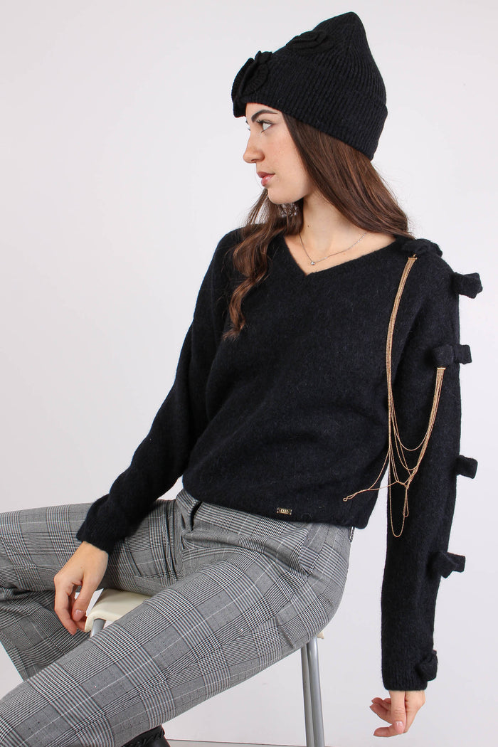 Maglia Scavo V Fiocchi Black-4