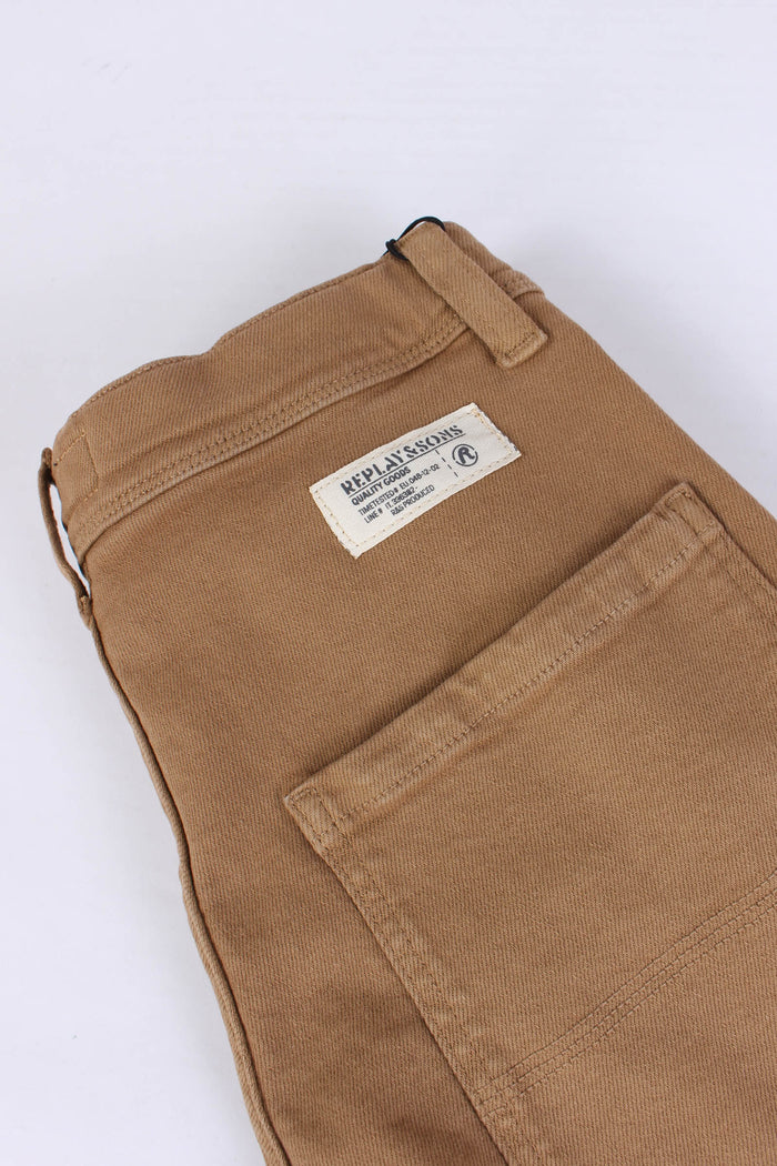 Denim Cargo Cammello-3