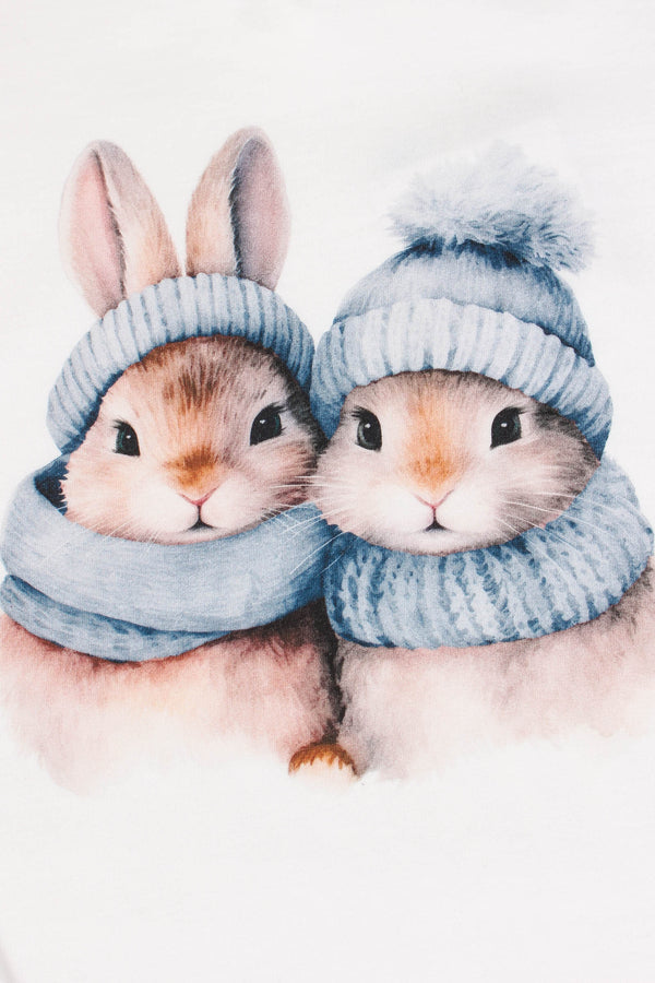 T-shirt Stapa Coniglio Azzurro-2