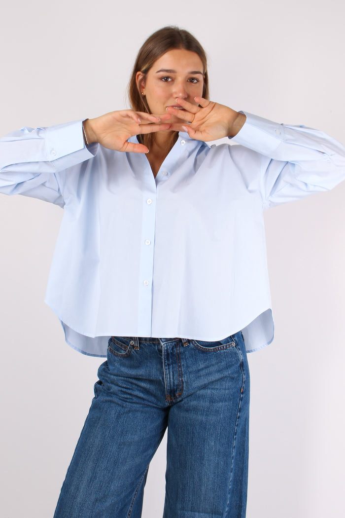 Camicia Doppio Colletto Celeste-8
