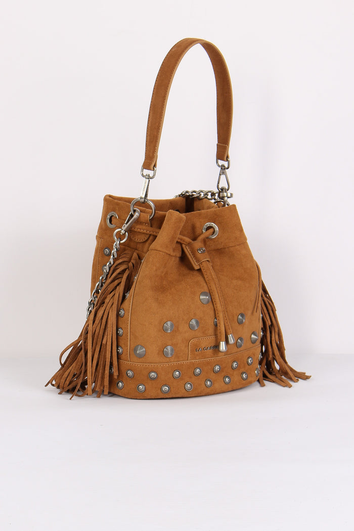 Secchiello Suede Frange Cotto-6
