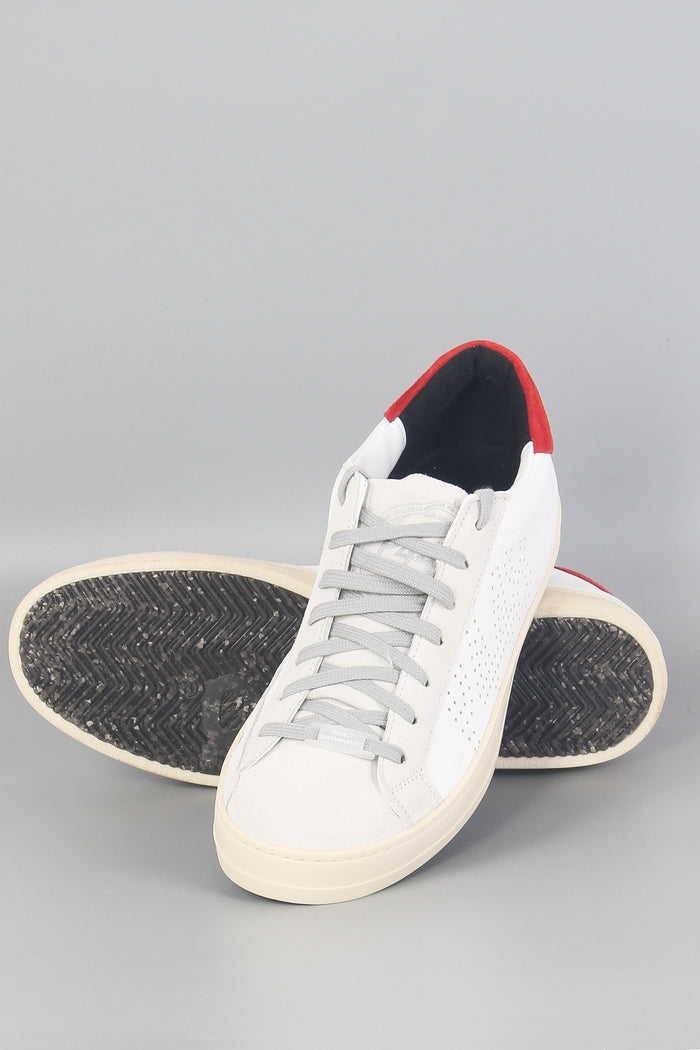 Cor John Sneaker Basica White/red-5