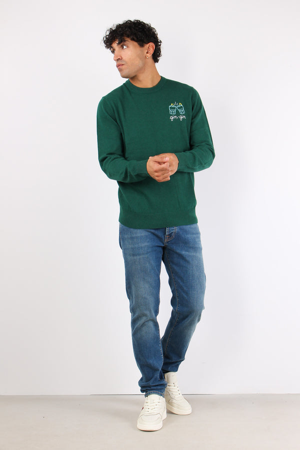 Girocollo Gin Gin Verde-2