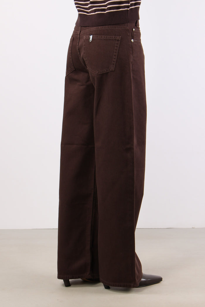 Denim Abbottonatura Asimmetrica Mole-7