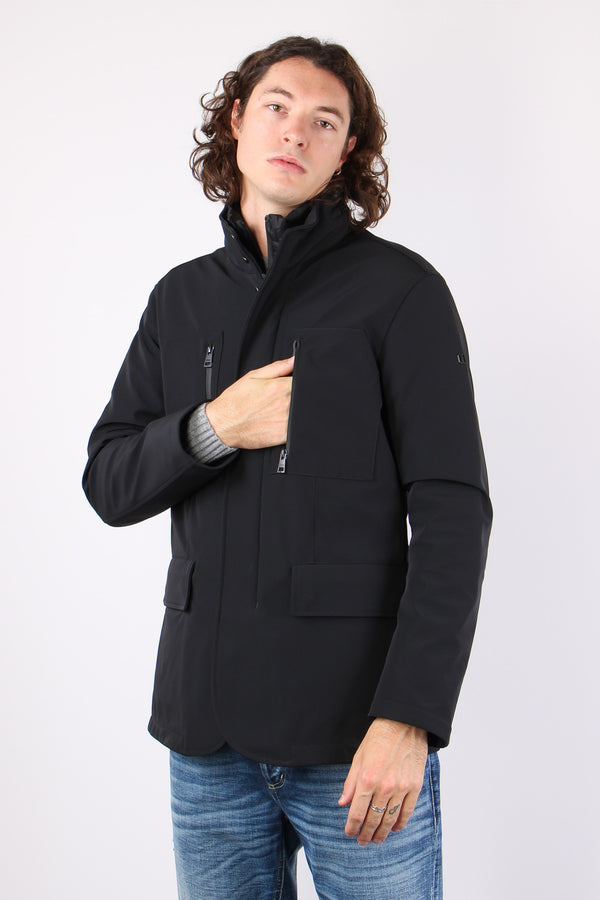 Field Jacket Nylon Nero