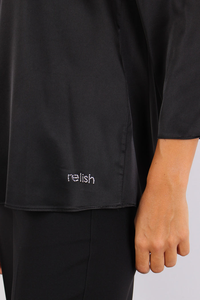 Fui Casacca Fluida Strass Black-7