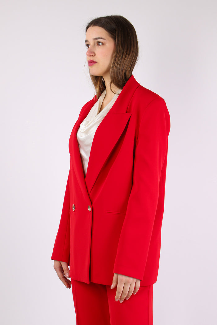 Ottavian Giacca Dritta Doppiopetto Flame S-6