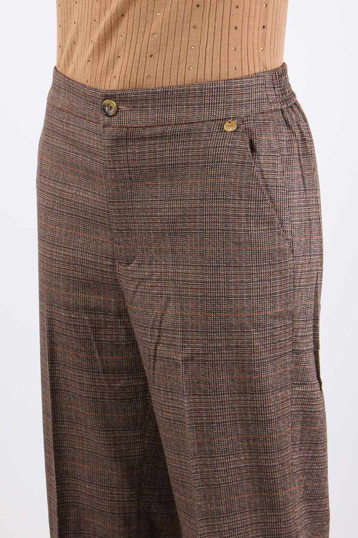 Pantalone Sigaretta Quadri Tartan-7