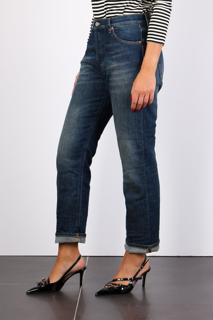 Icon Denim Regular Morbido Denim Medio-3