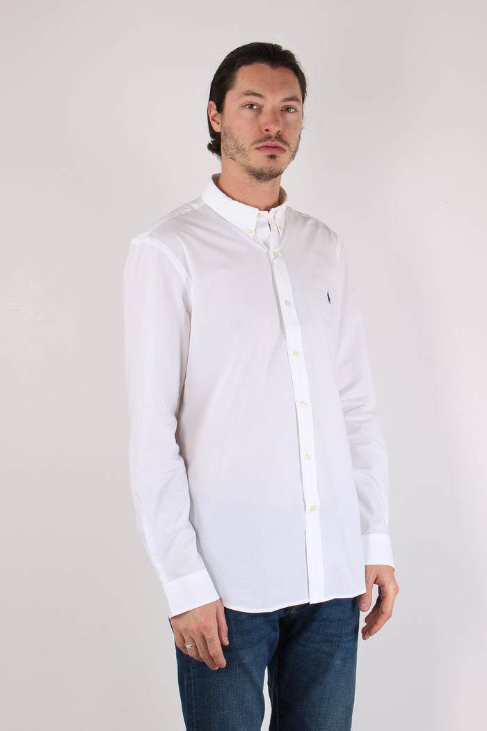 Camicia Slim Botton Down White-6