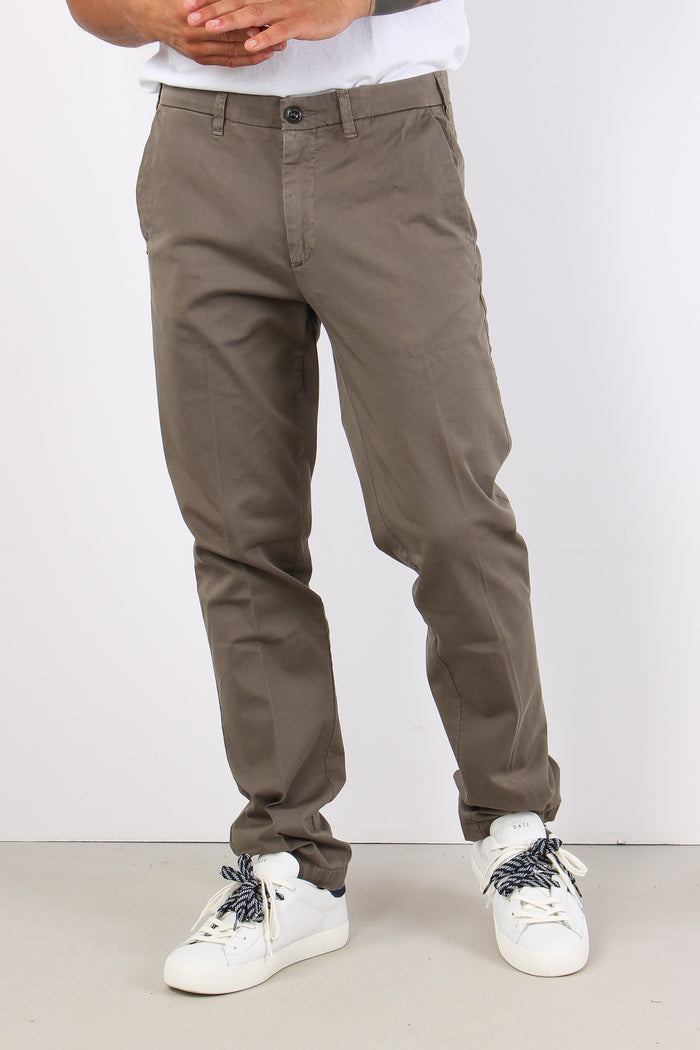Chino Slim Gabardina Grigio-2