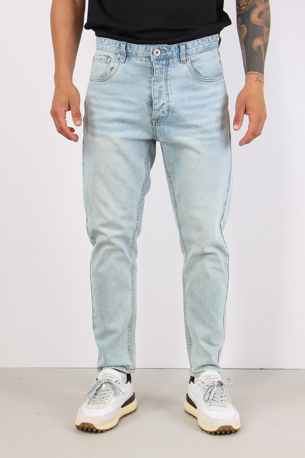 Jeans Cropped Denim Chiaro-2