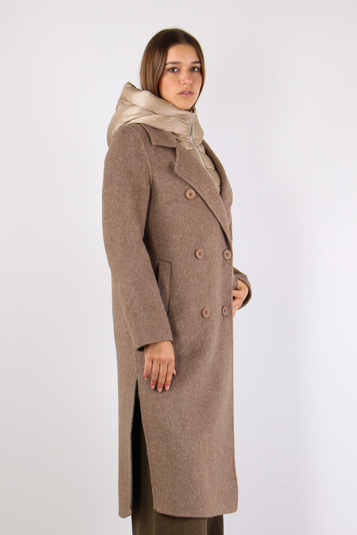 Cappotto Lana Doppiopetto Taupe-8
