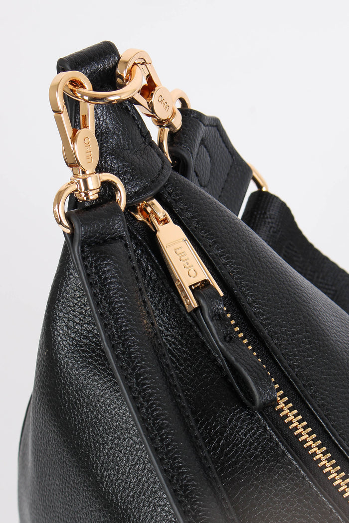 Hobo Maxi Zip Laterali Nero-6