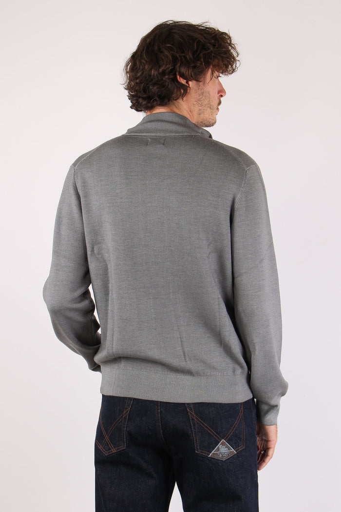 Cardigan Lana Bottoni Tinto Ca Stone-5