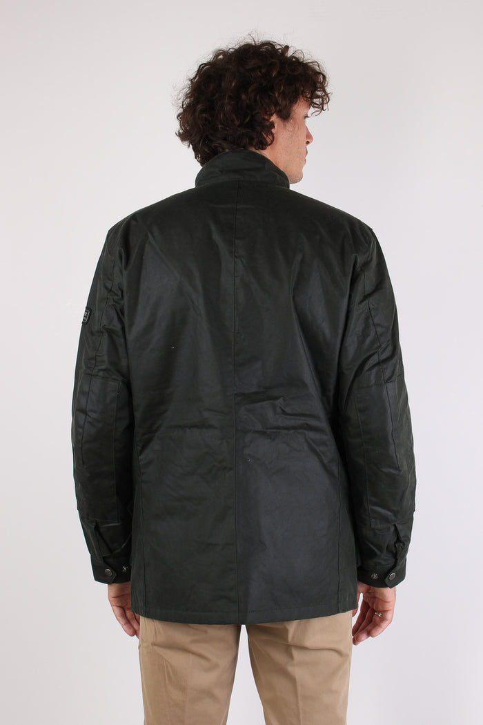 Duke Wax Jacket Sage-3