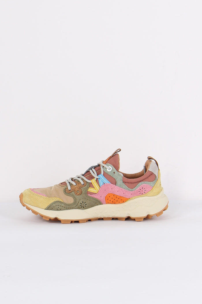 Sneakers Yamano Suede Nylon Cream/taupe-6