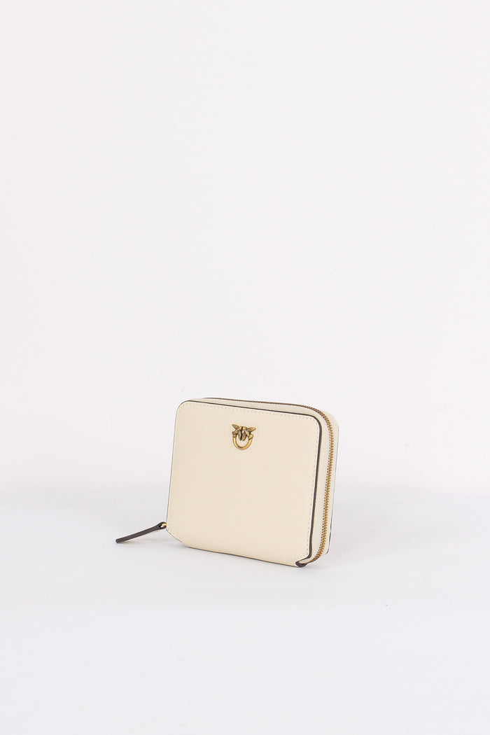 Taylor Portafoglio Zip Around Bianco Seta-6