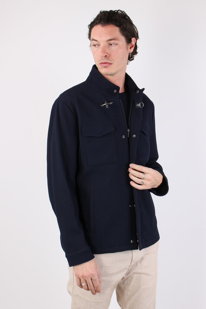 Feel Jacket Punto Milano Blu-9