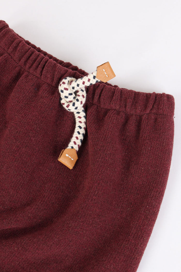 Pantalone Caldo Cotone Melanzana-5