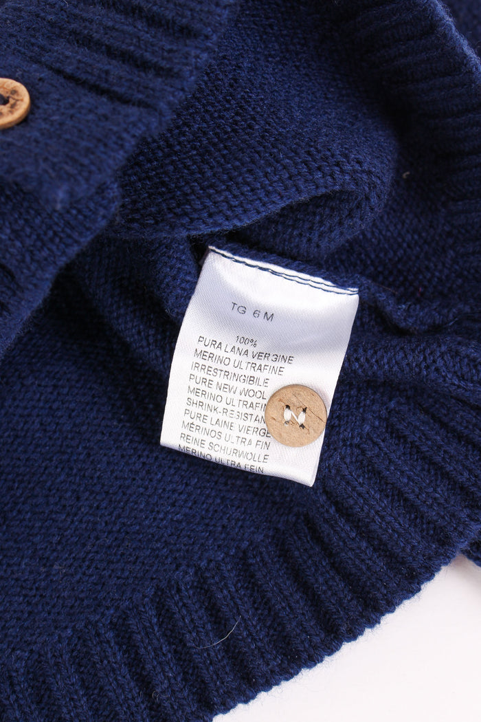 Cardigan Fantasia Norvegese Blu/latte/beige-5