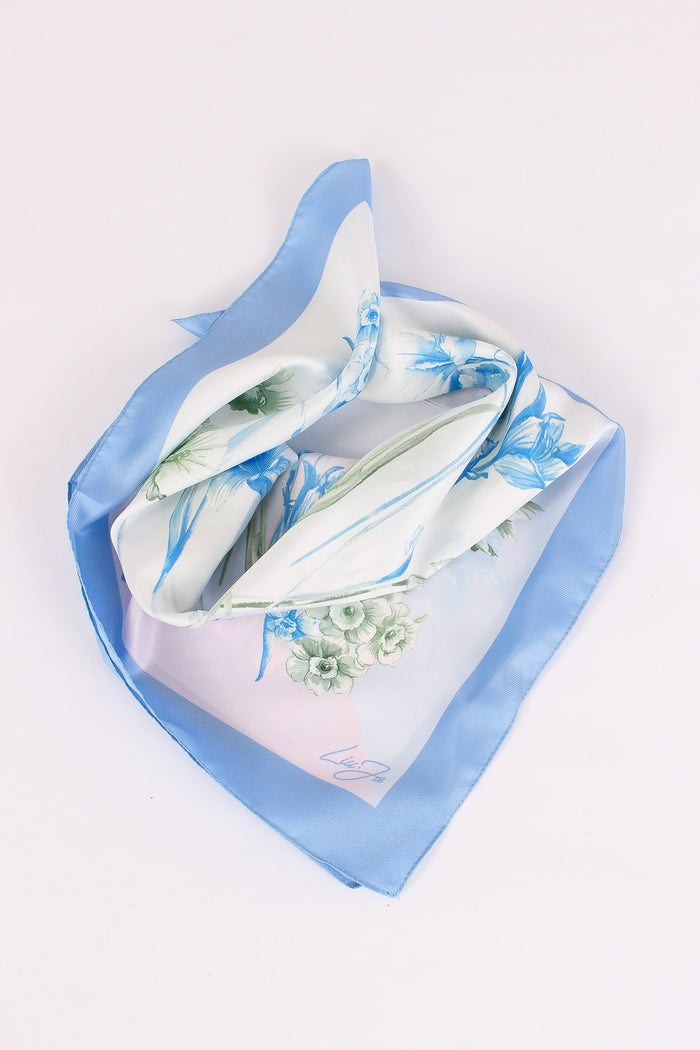 Foulard Flowery Bright Blu-3