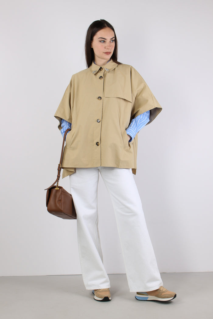Poncho Trench Sabbia-7