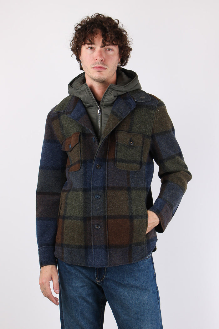 Giacca Camicia Cappuccio Var1