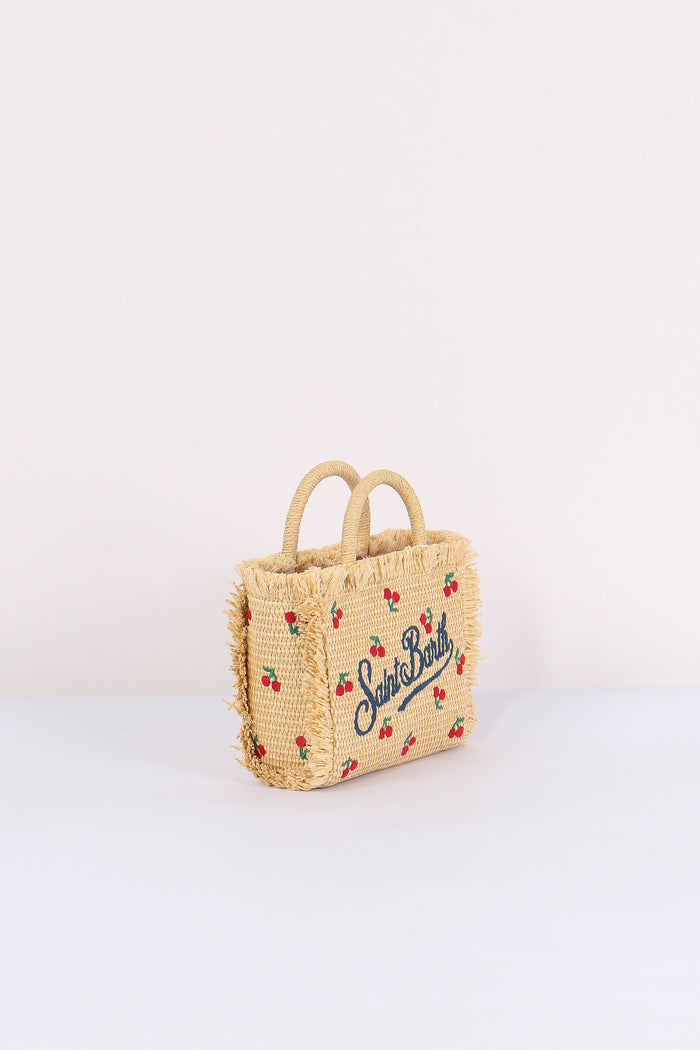 Vanity Mini Paglia Beige/rosso-7