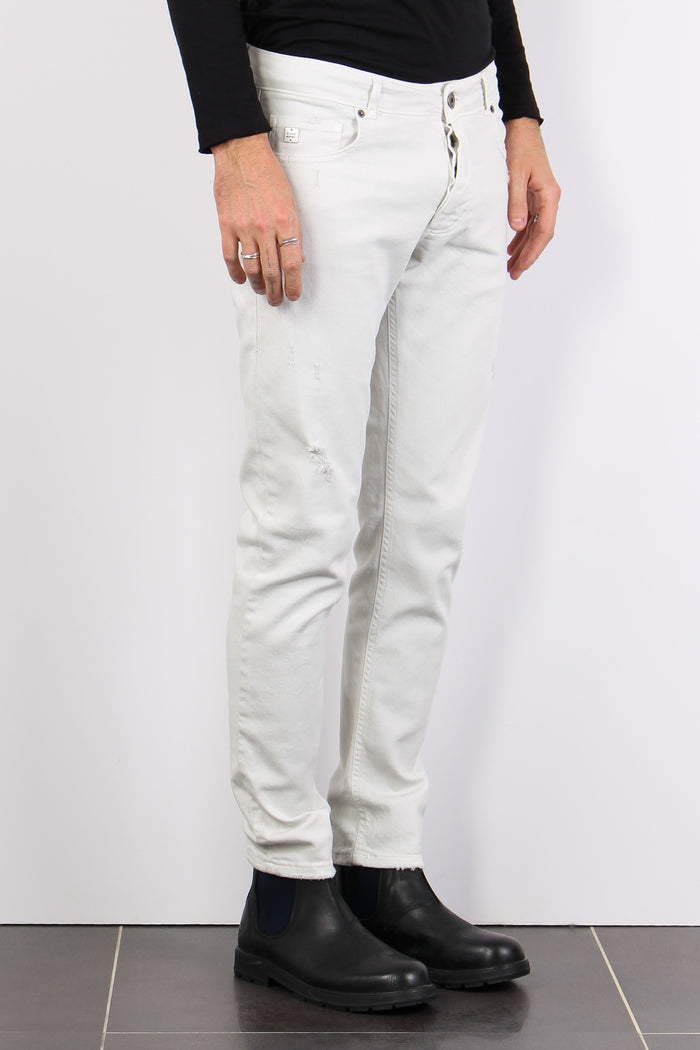 Pantalone Bull Micro Rotture Off White-4