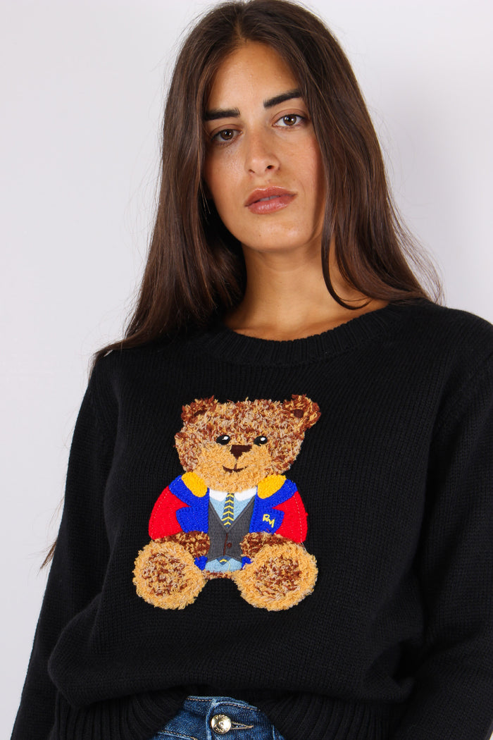 Pullover Orsetto Black-3