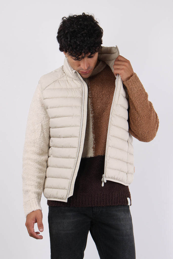 Rhus Gilet Piuma Beige-4