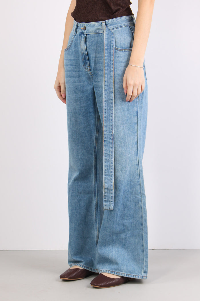 Denim Cintura Scesa Denim-4