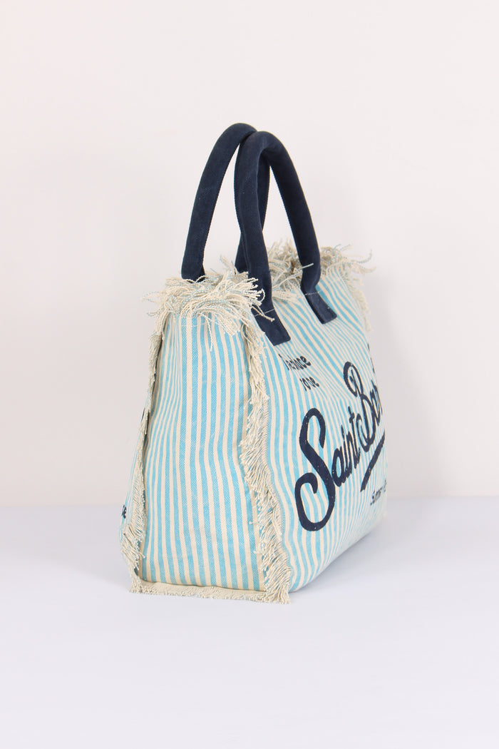 Vanity Canvas Righe Azzurro/blu-9