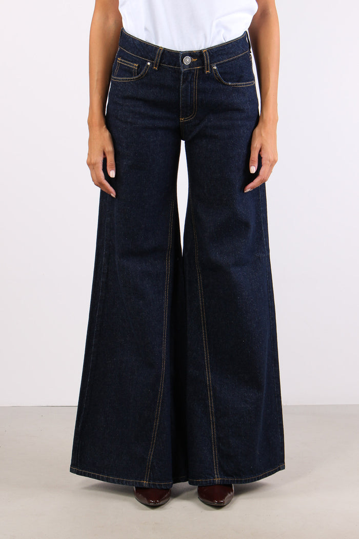 Eos-8 Denim Zampa Asimmetrica Denim Scuro-2