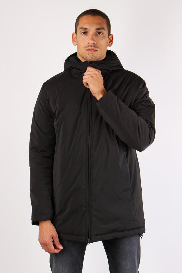 Soprabito Liscio Ovatta Nero