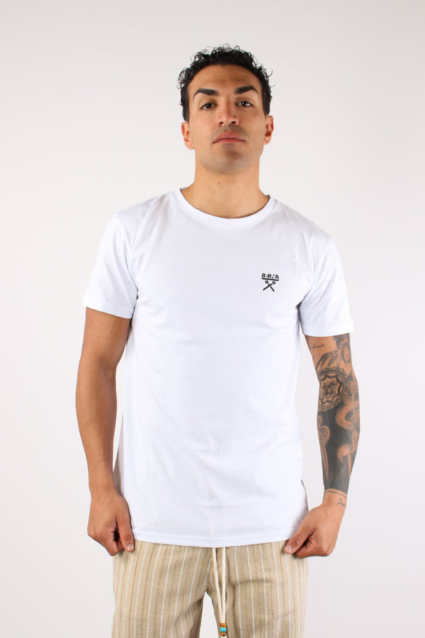 T-shirt Regular Logo Bianco