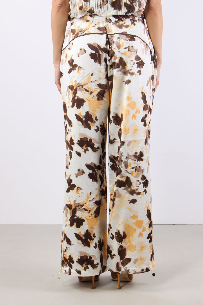 Pantalone Fantaia Coulisse Brown Shades-5