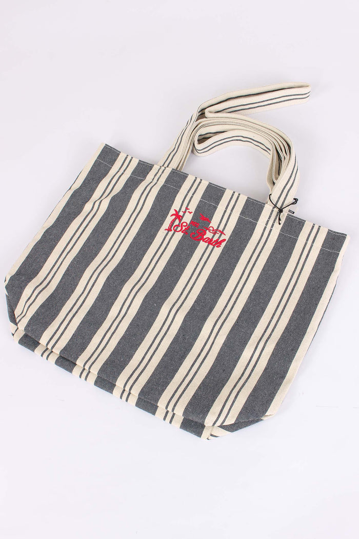 Essential Bag Canvas Blu/beige-9