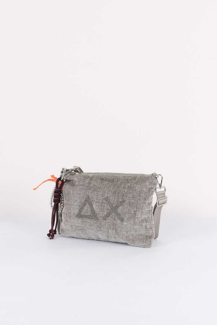 Pochette Velluto Grigio-6