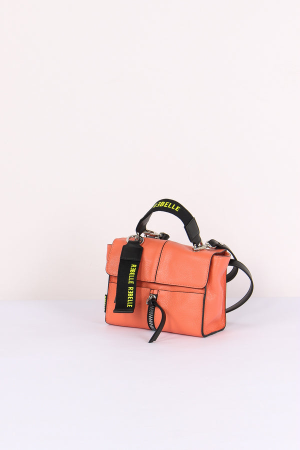 Chloe Mini Cartella Zip Centrale Papaya-2