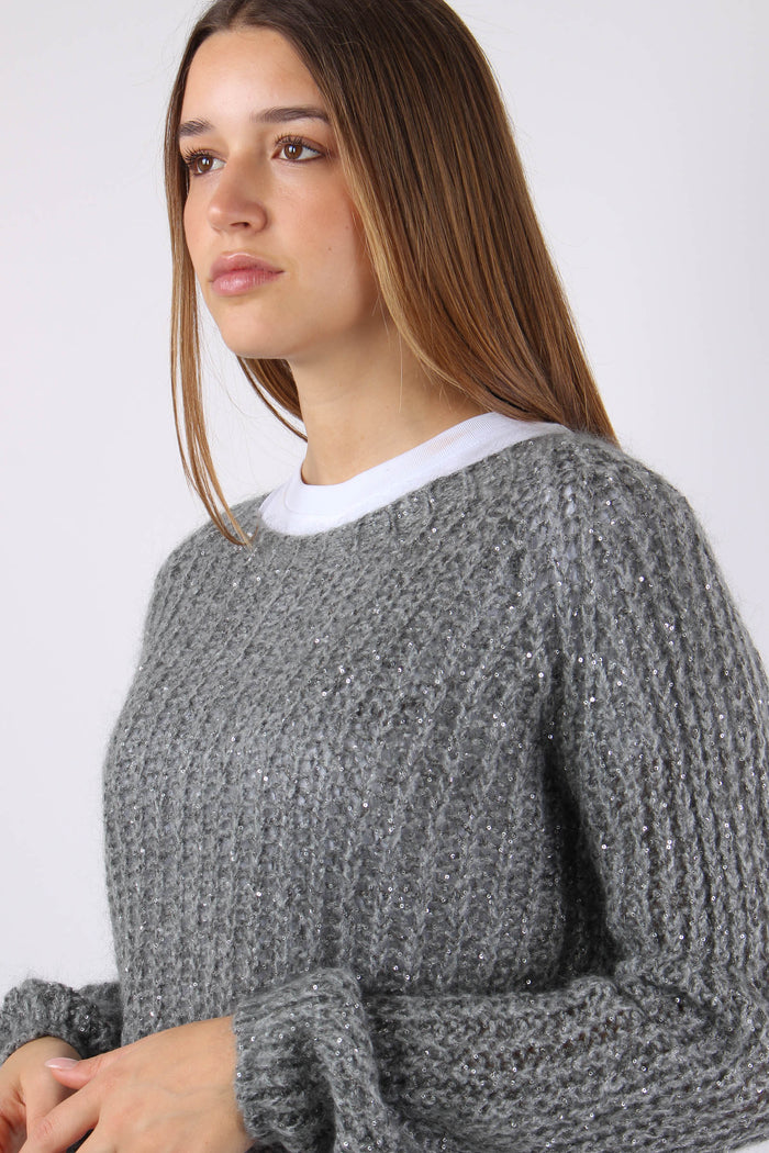 Maglia Mohair Paillettes Perla-7