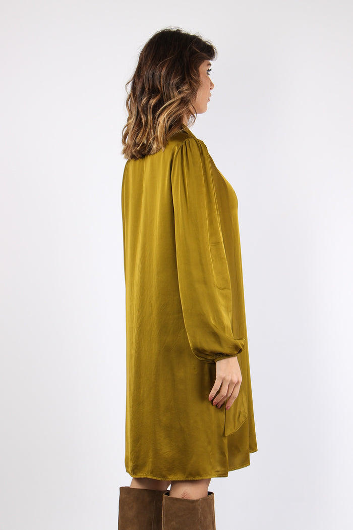Abito Fiocco Viscosa Olio-6