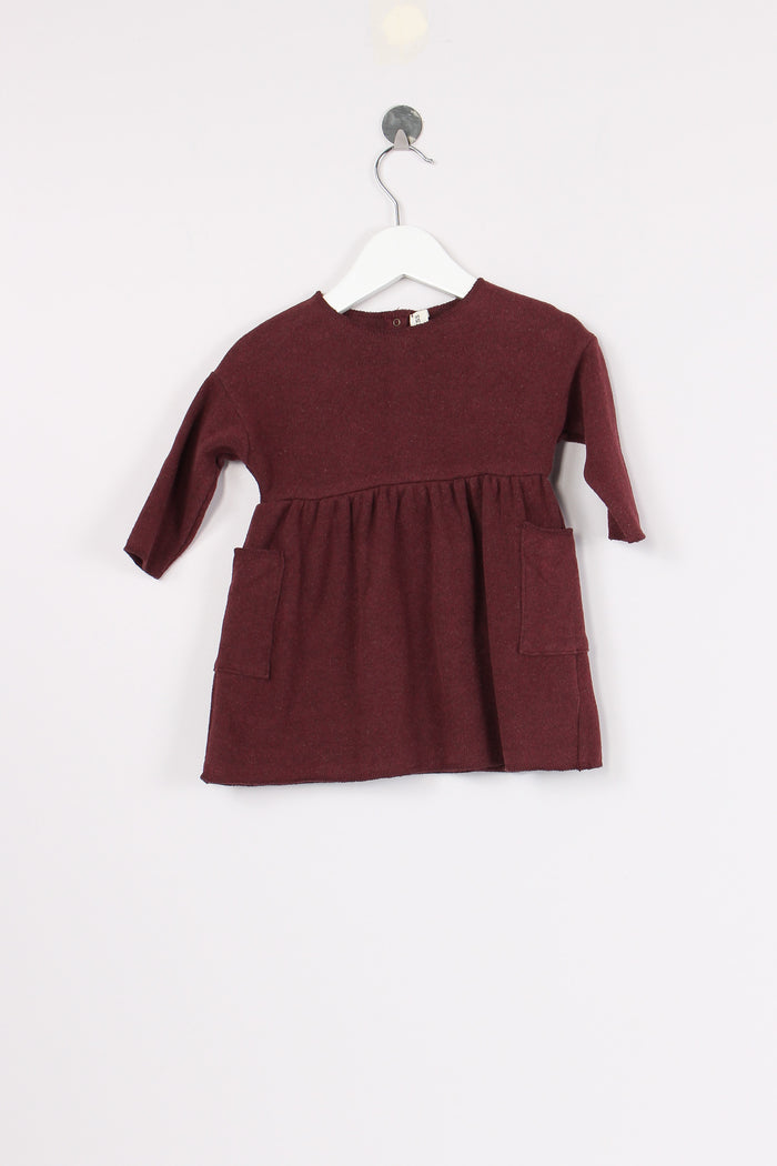 Abito Caldo Cotone Burgundy