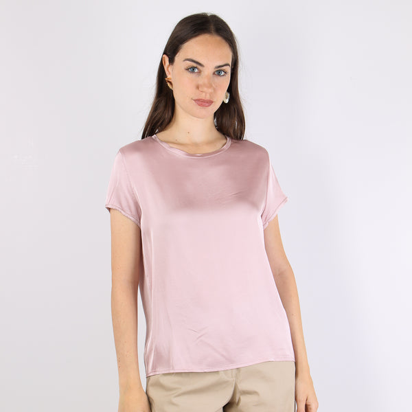 T-shirt Viscosa Stretch Cipria-2