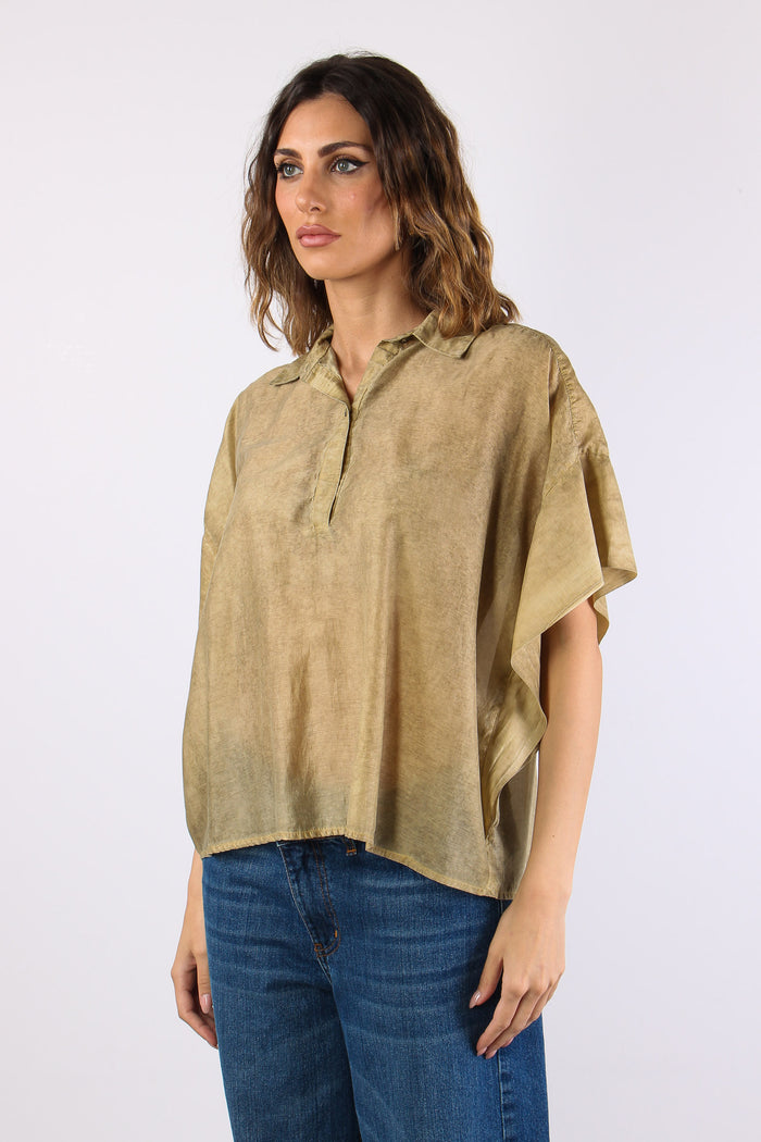 Camicia Over M/m Olio-3