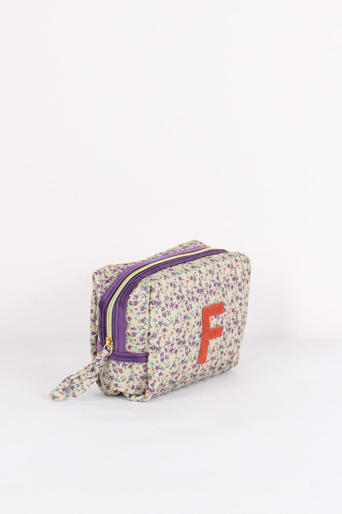 Pochette Patch Lettera F Beige/viola-6