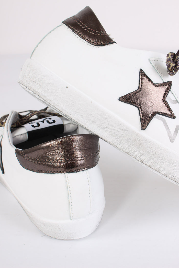 Sneakers Prime Star Lamina Bianco/moro-4