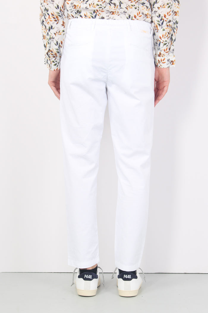 Pantalone Chino Pence Bianco-3