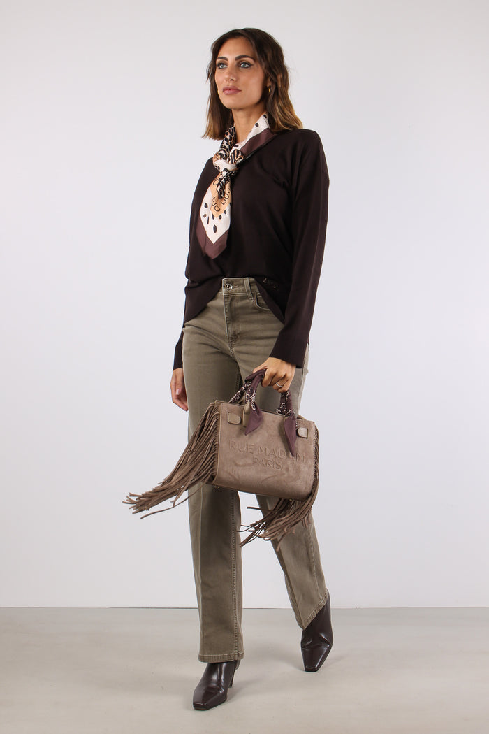 Maglia M/l Spacchetti Misto Lana Mole-2